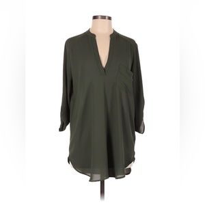 Lush Olive Green 3/4 Sleeve Blouse